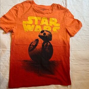 Star Wars Orange Ombre BB-8 Short Sleeve Tee